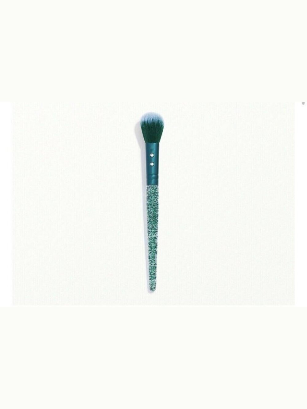 SLMISSGLAM P40 Green Glitter Rhinestone Round Blusher Make-up Brush NEW